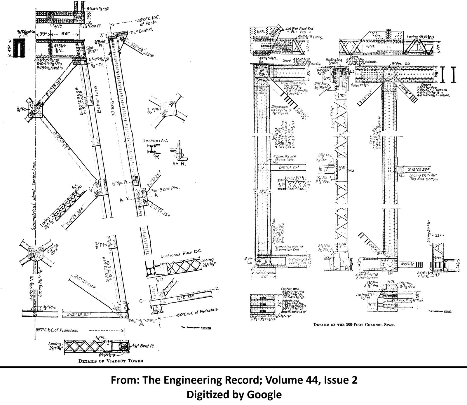 Tower and truss details